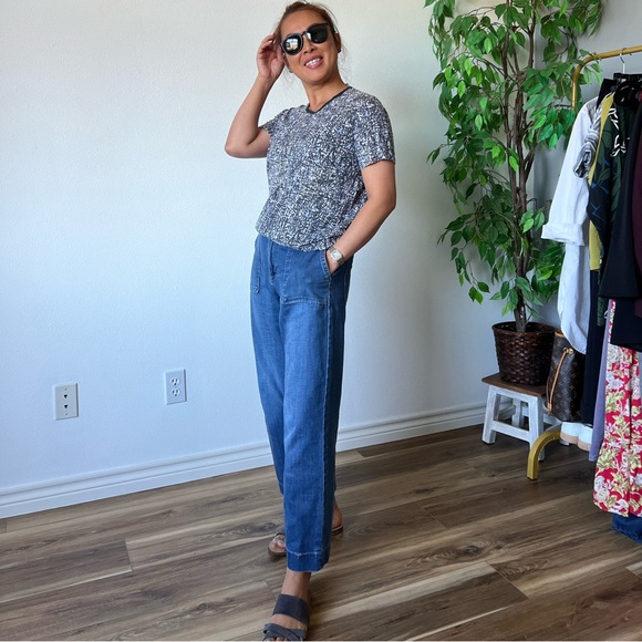 IRO LINEN SHORT SLEEVE TEE - Picture 5 of 14